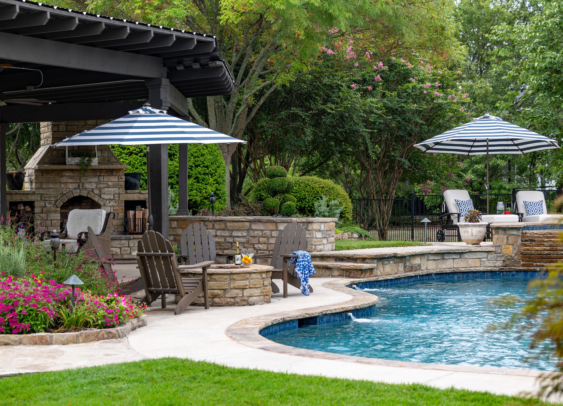 A Classic Poolscape for Summer with Family and Friends!!